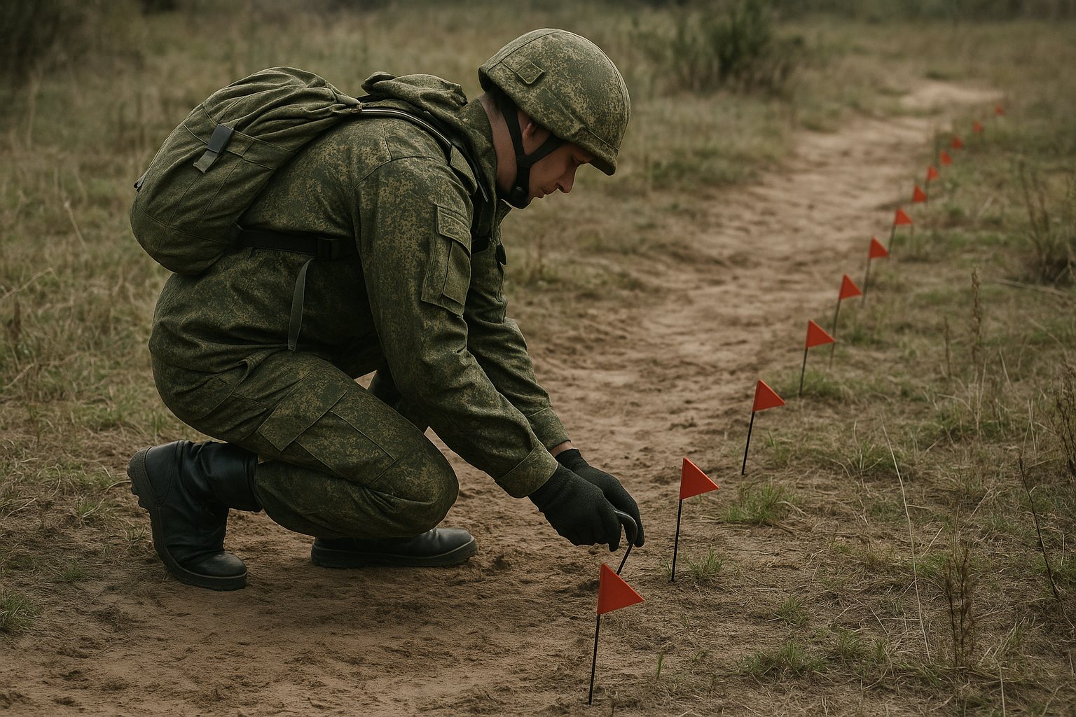 Разметка проверенного прохода